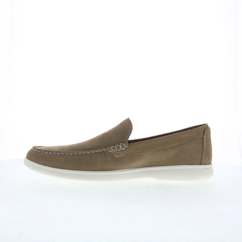 Johnston & Murphy 25-9252 Mens Brown Leather Loafers & Slip Ons Casual Shoes