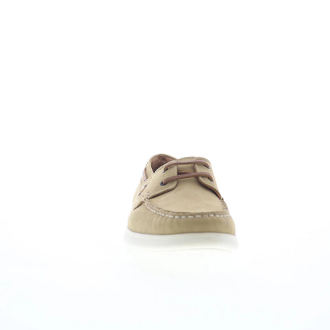 Johnston & Murphy 25-9262 Mens Beige Loafers & Slip Ons Boat Shoes Shoes
