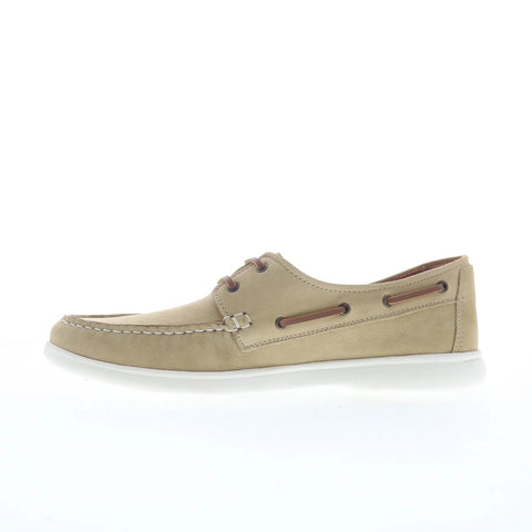 Johnston & Murphy 25-9262 Mens Beige Loafers & Slip Ons Boat Shoes Shoes