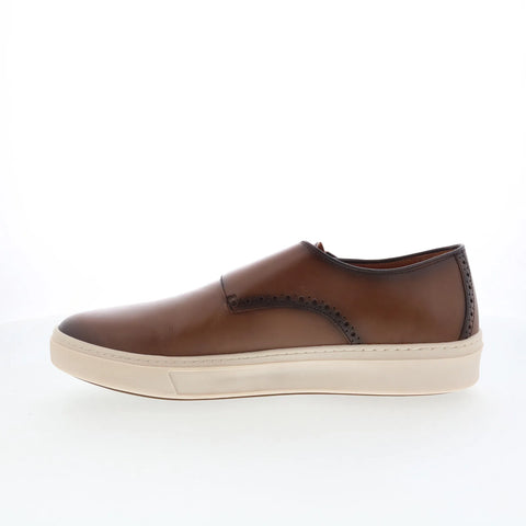 Johnston & Murphy 25-9280 Mens Brown Leather Lifestyle Sneakers Shoes