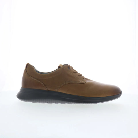 Johnston & Murphy 25-9602 Mens Brown Oxfords & Lace Ups Plain Toe Shoes