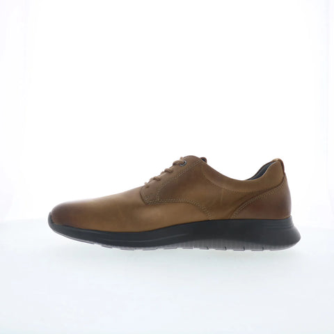 Johnston & Murphy 25-9602 Mens Brown Oxfords & Lace Ups Plain Toe Shoes