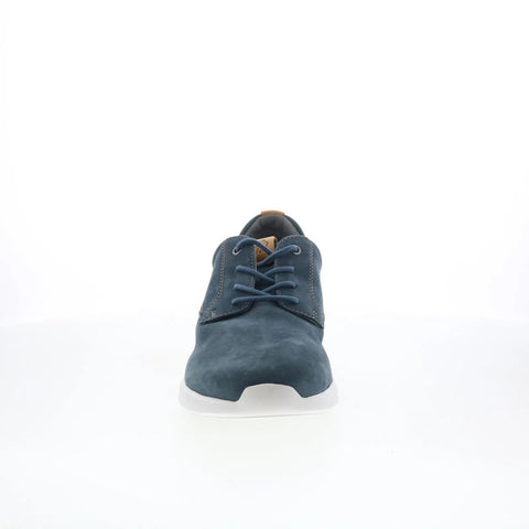 Johnston & Murphy 25-9607 Mens Blue Nubuck Oxfords & Lace Ups Casual Shoes