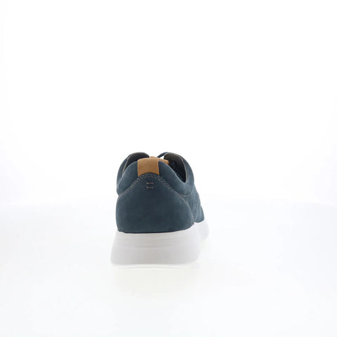 Johnston & Murphy 25-9607 Mens Blue Nubuck Oxfords & Lace Ups Casual Shoes