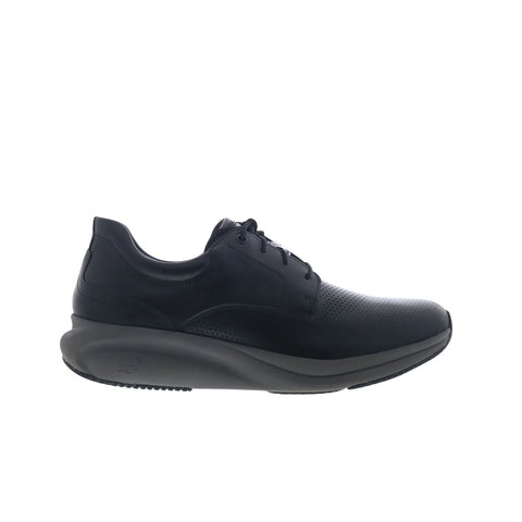 Johnston & Murphy 25-9611 Mens Black Leather Lifestyle Sneakers Shoes