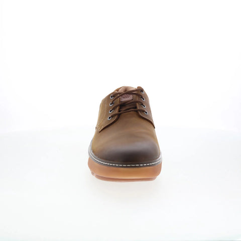 Johnston & Murphy 25-9750 Mens Brown Leather Oxfords & Lace Ups Casual Shoes