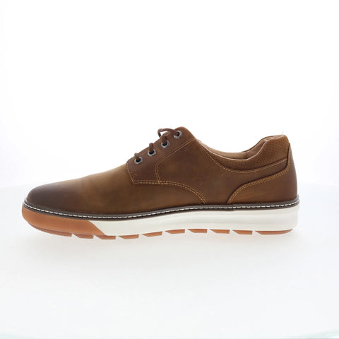 Johnston & Murphy 25-9750 Mens Brown Leather Oxfords & Lace Ups Casual Shoes