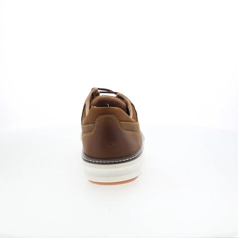 Johnston & Murphy 25-9750 Mens Brown Leather Oxfords & Lace Ups Casual Shoes