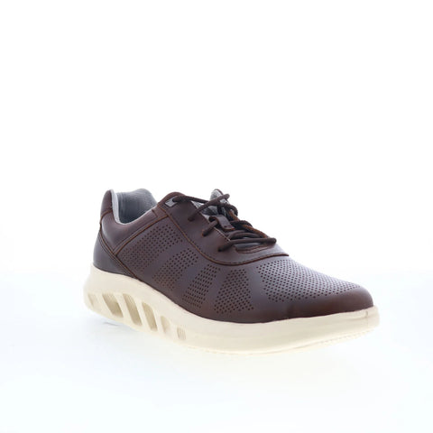 Johnston & Murphy 25-9760 Mens Brown Leather Oxfords & Lace Ups Casual Shoes