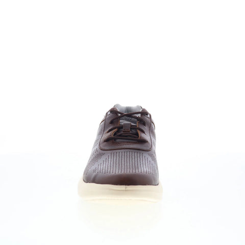 Johnston & Murphy 25-9760 Mens Brown Leather Oxfords & Lace Ups Casual Shoes