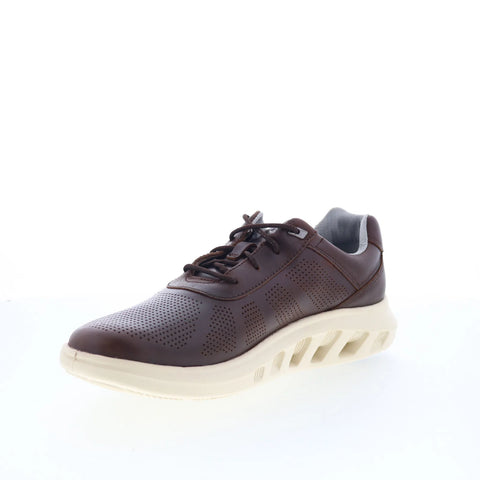 Johnston & Murphy 25-9760 Mens Brown Leather Oxfords & Lace Ups Casual Shoes