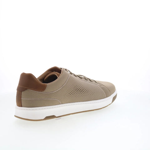 Johnston & Murphy 25-9766 Mens Green Canvas Lace Up Lifestyle Sneakers Shoes