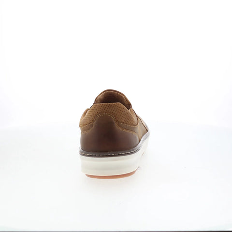 Johnston & Murphy 25-9772 Mens Brown Leather Lifestyle Sneakers Shoes