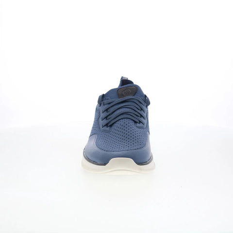 Johnston & Murphy 25-9787 Mens Blue Canvas Lace Up Lifestyle Sneakers Shoes