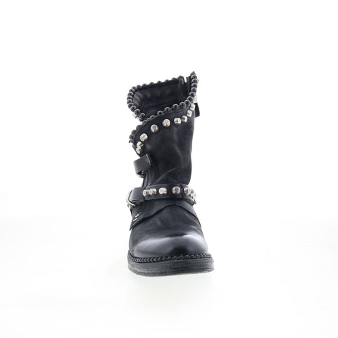 A.S. 98 Vianne 250202-102-6002 Womens Black Leather Ankle & Booties Boots