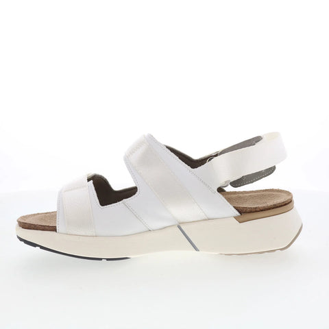 Naot Odyssey 25020 Womens White Leather Strap Sandals Shoes