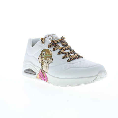 Skechers Uno Dr. Bombay Snoop Dogg Mens White Lifestyle Sneakers Shoes