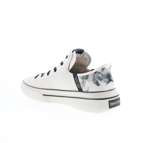 Skechers Snoop One Og Snoop Dogg 251016 Mens White Lifestyle Sneakers Shoes