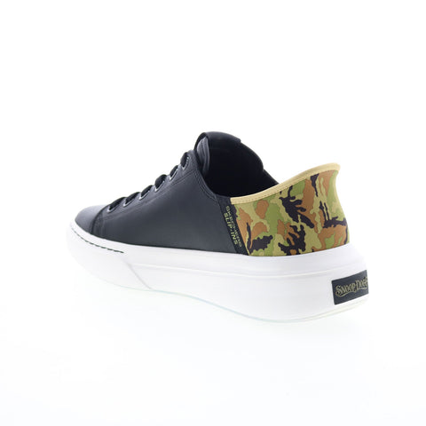 Skechers Snoop Dogg Snoop One Low G Leather Mens Black Sneakers Shoes