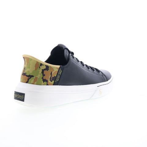 Skechers Snoop Dogg Snoop One Low G Leather Mens Black Sneakers Shoes