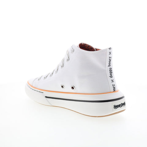 Skechers Snoop Dogg Snoop One Doggy Bonez 251043 Mens White Sneakers Shoes