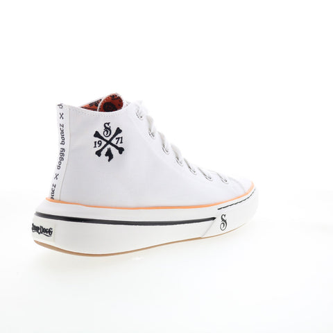 Skechers Snoop Dogg Snoop One Doggy Bonez 251043 Mens White Sneakers Shoes