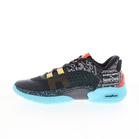 Skechers Snoop Dogg SKX Resagrip Boss Treatment Mens Black Basketball Shoes