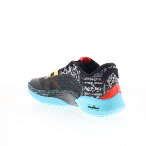 Skechers Snoop Dogg SKX Resagrip Boss Treatment Mens Black Basketball Shoes