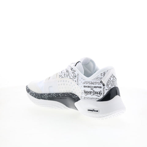 Skechers Snoop Dogg SKX Resagrip Boss Treatment Mens White Basketball Shoes