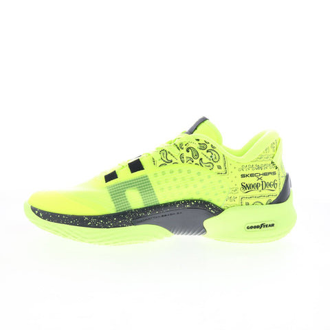 Skechers Snoop Dogg SKX Resagrip Boss Treatment Mens Yellow Basketball Shoes