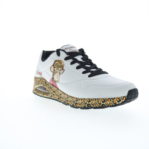 Skechers Uno Dr. Bombay Snoop Dogg Mens White Lifestyle Sneakers Shoes