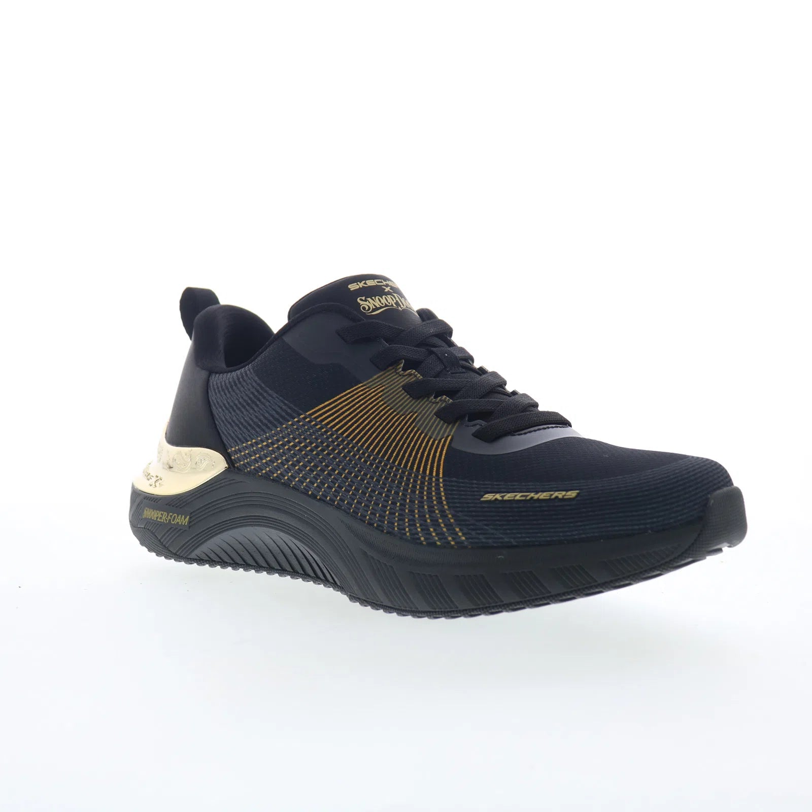 Skechers Snoop Dogg: Snoop Ace - Cyber Walker Mens Black Sneakers 