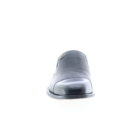 Mezlan Milani Cap Toe Slip On 25145 Mens Black Leather Loafers Casual Shoes