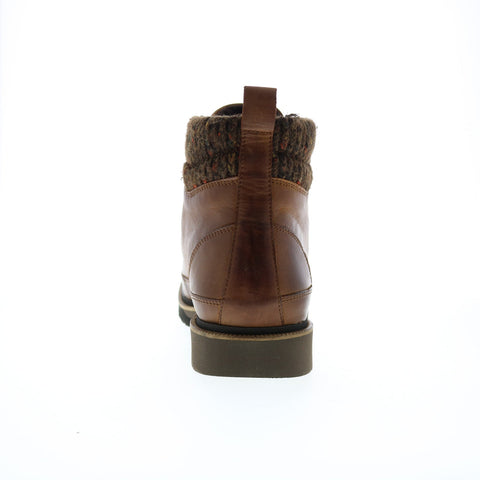 Stacy Adams Envoy 25498-215 Mens Brown Leather Lace Up Casual Dress Boots