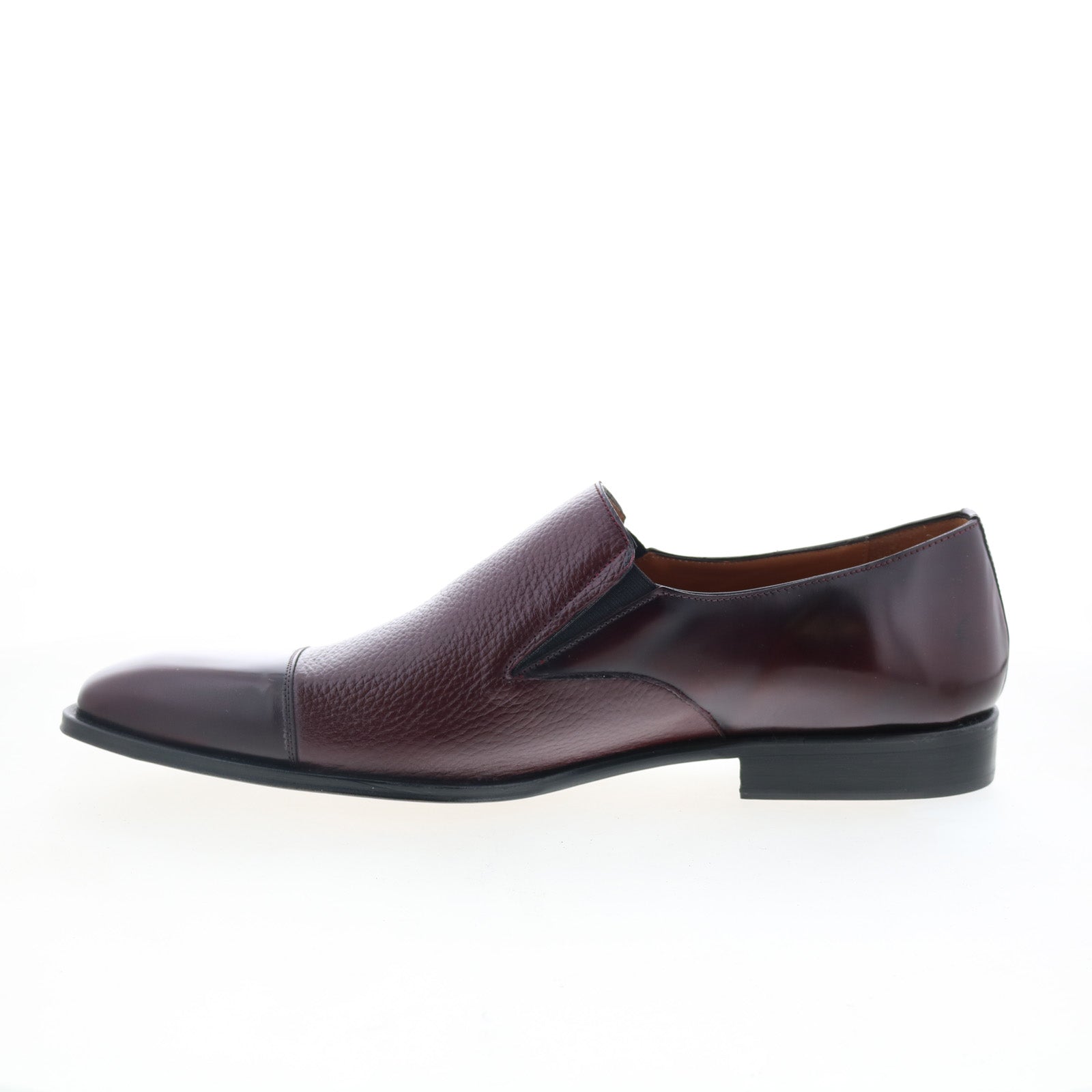 Mezlan Milani Calfskin 25508 Mens Burgundy Loafers & Slip 