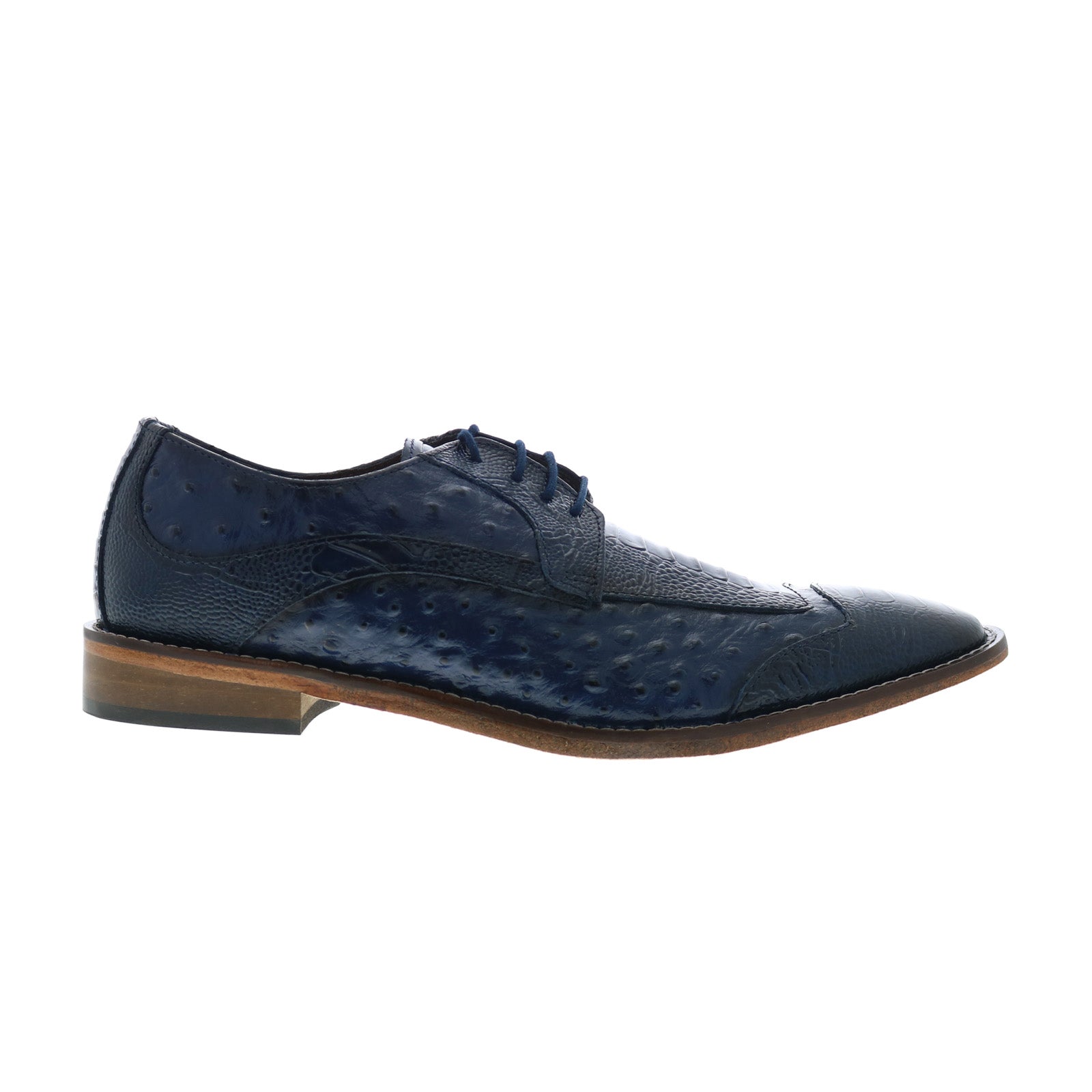 Stacy Adams Fanelli 25536-400 Mens Blue Oxfords & Lace Ups Casual Shoe