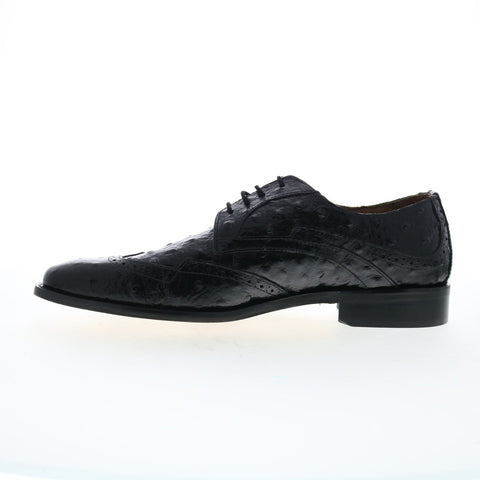 Stacy Adams Gennaro Mens Black Oxfords & Lace Ups Wingtip & Brogue Shoes