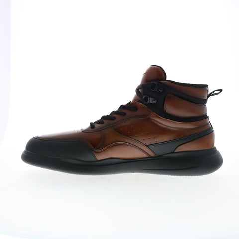 Stacy Adams Mayson 25562-221 Mens Brown Leather Lifestyle Sneakers Shoes