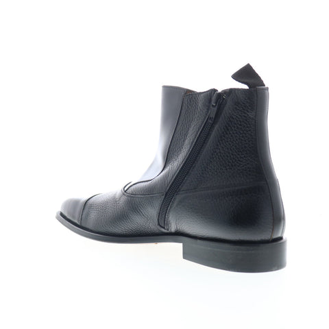 Mezlan Rocky 25740 Mens Black Leather Zipper Casual Dress Boots
