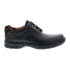 Clarks UN.RAVEL 26085015 Mens Black Oxfords & Lace Ups Plain Toe Shoes