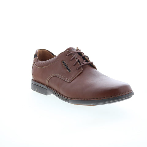 Clarks Uncorner Plain Mens Brown Wide Oxfords & Lace Ups Casual Shoes
