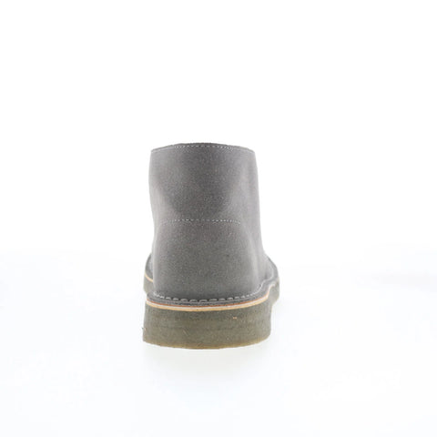 Clarks Desertherschel 26108595 Mens Gray Suede Lace Up Chukkas Boots