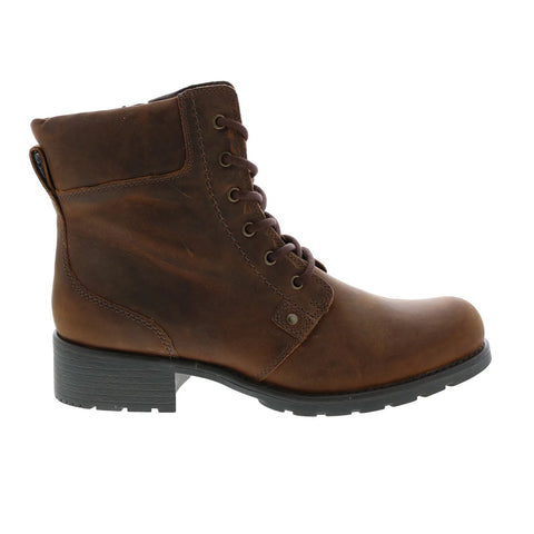 Clarks Orinoco Spice 26110935 Womens Brown Leather Zipper Dress Boots