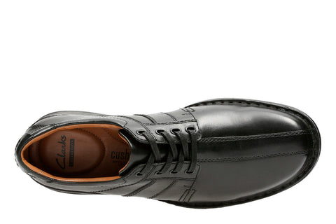 Clarks Touareg Vibe 26113920 Mens Black Wide Oxfords Plain Toe Shoes