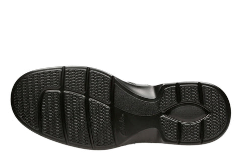 Clarks Touareg Vibe 26113920 Mens Black Wide Oxfords Plain Toe Shoes