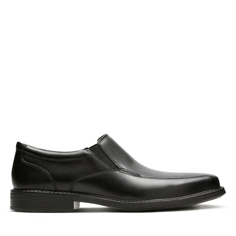Clarks Bolton Free 26130064 Mens Black Loafers & Slip Ons Casual Shoes