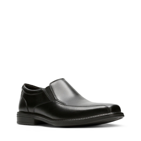 Clarks Bolton Free 26130064 Mens Black Loafers & Slip Ons Casual Shoes