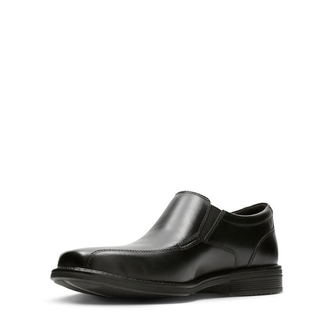 Clarks Bolton Free 26130064 Mens Black Loafers & Slip Ons Casual Shoes