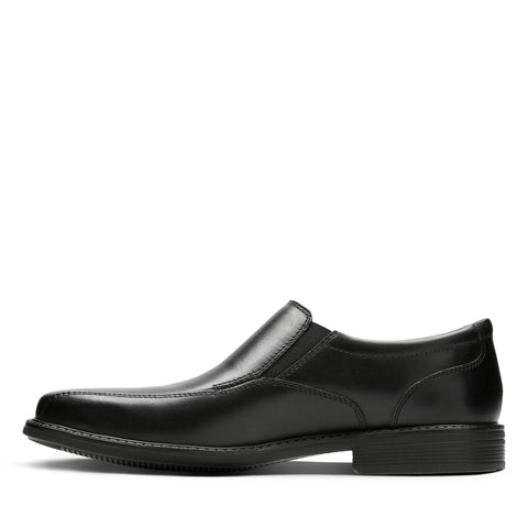 Clarks Bolton Free 26130064 Mens Black Loafers & Slip Ons Casual Shoes