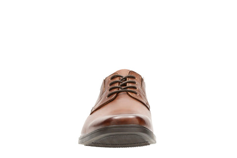Clarks Tilden Plain 26130097 Mens Brown Oxfords & Lace Ups Plain Toe Shoes